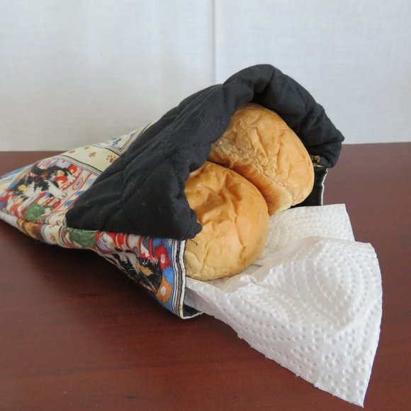 Bread BAG Quilted Cat Designs 9.5" x 8.25" (104V) - Picture 4 of 4